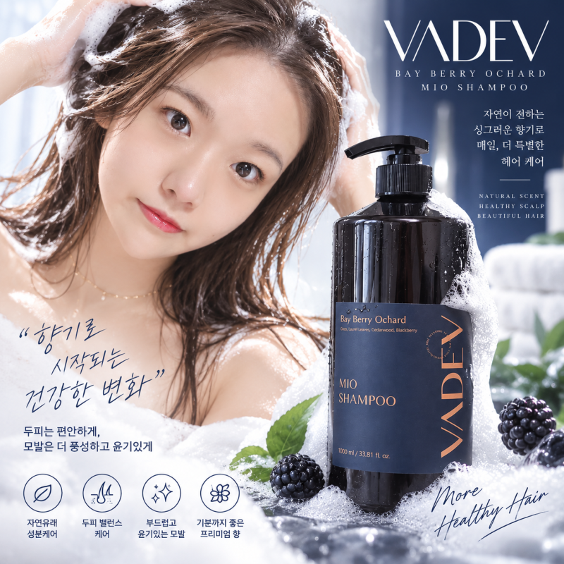 올리브영 약산성샴푸 바디브 베이베리오차드향 미오 샴푸로 두피 가려움 끝!
