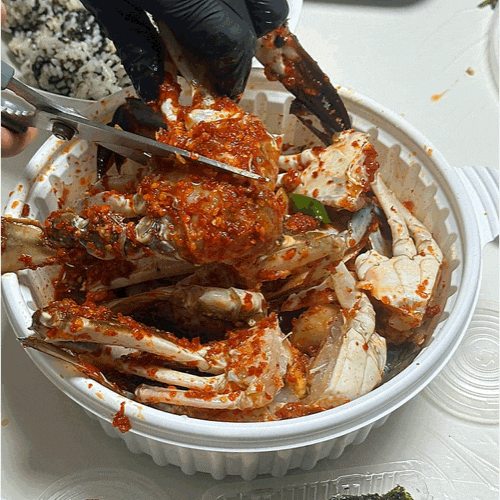 수원 인계동 꽃게 무침 맛집 짱돌네 포장 후기 맛있게 먹는 법 생새우 1kg 가격 몇마리