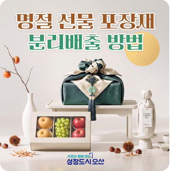 명절 선물 포장재 올바른 분리배출 방법 | 박스, 보냉백, 영양제 병 등