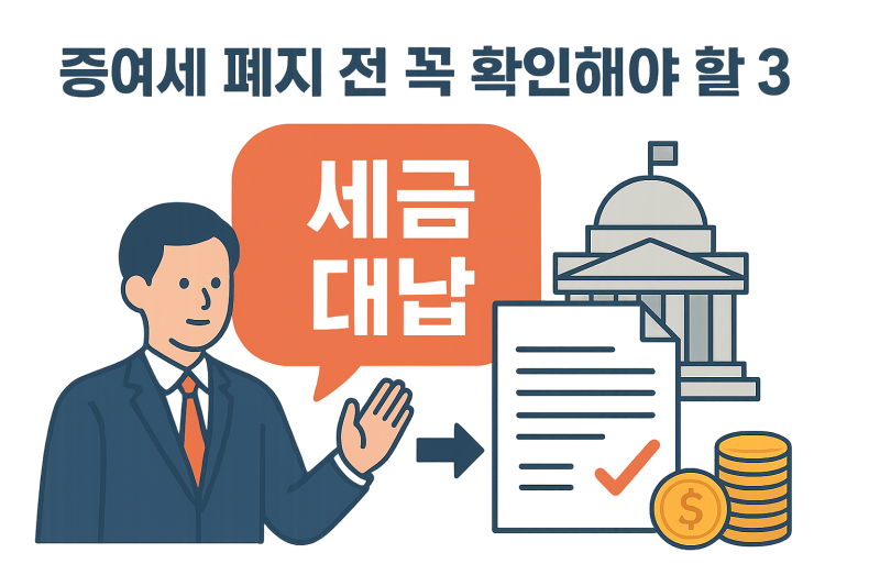 증여세 폐지 전 꼭 확인해야 할 3가지