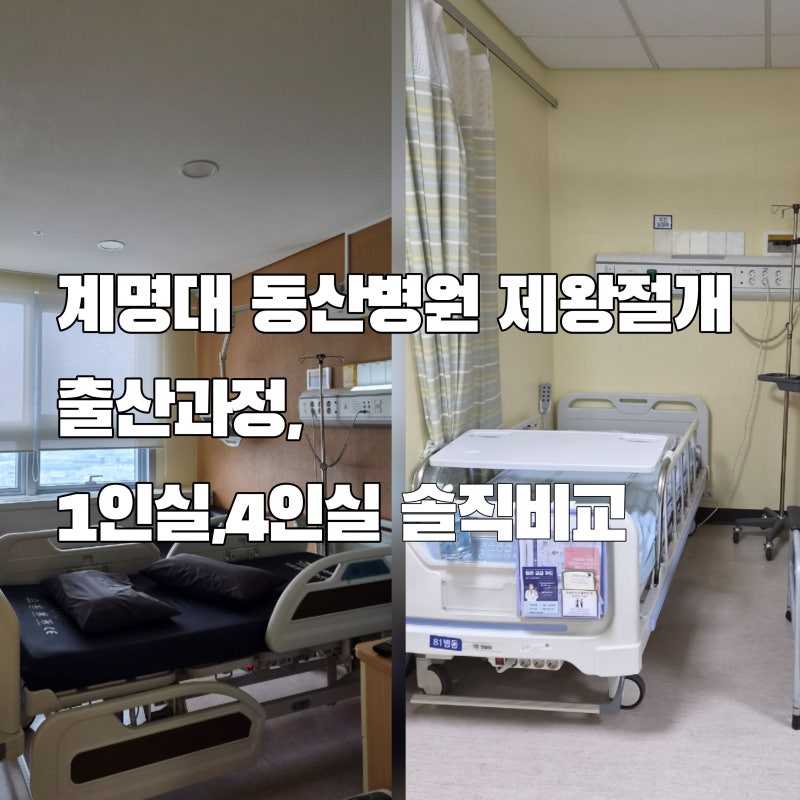 계명대 동산병원 산부인과 제왕출산과정 1인실,4인실 후기