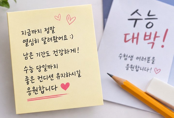 수험생 추천 영양제 3가지