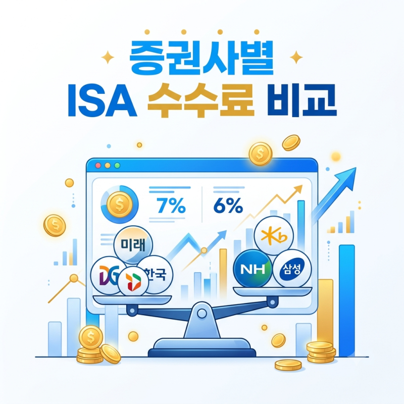 ISA 계좌 증권사별 수수료 비교