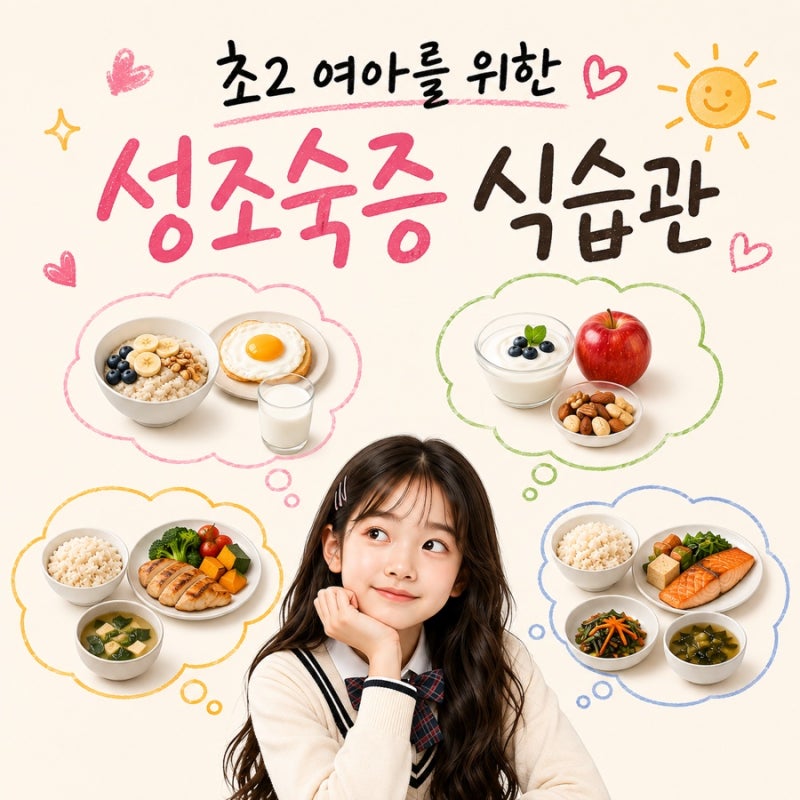 초2 여아 성장클리닉 후기, 성조숙증 검사 결과와 식습관