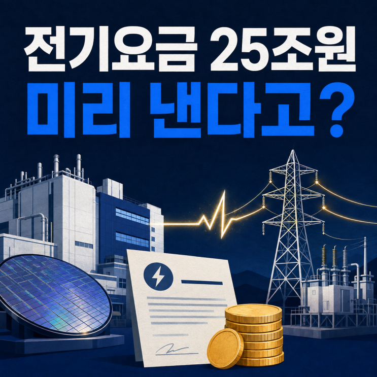 삼성전자 20조·SK하이닉스 5조원 전기요금 선납? <b>반도체</b> 공장과 한전....