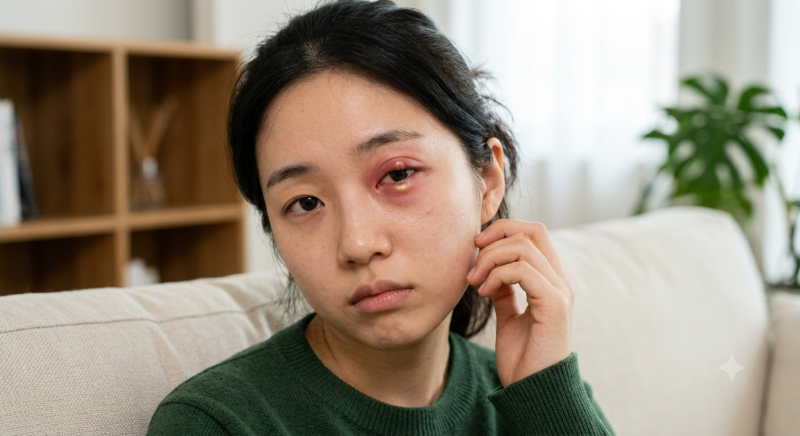 아이, 어른 눈 다래끼 원인 치료방법, 약 수술 그리고 전염, 속눈썹펌 효과!?