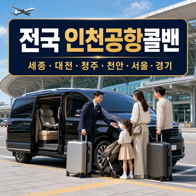 전국 인천공항콜밴 이용 후기｜세종·대전·청주·천안·서울·경기 장거리 공항 이동 요금과 ....