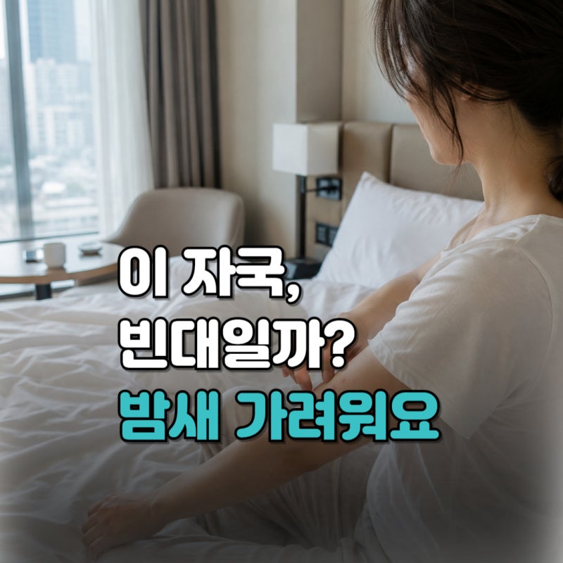 빈대 물린자국, 만약 호텔에서 물리면? (생김새, 퇴치제, 증상부터 퇴치법까지)