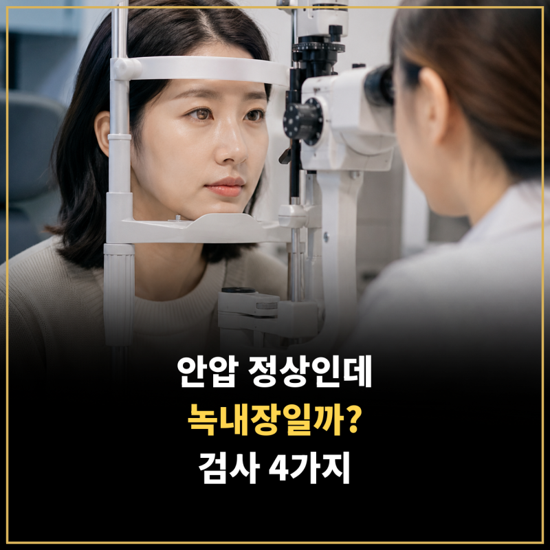“안압 정상이라 녹내장 아닐까?” 검사표에서 볼 4가지