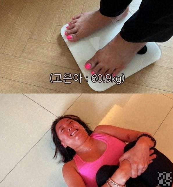 "나는 술배야" 고은아, 2주 만에 3.3kg 감량…동생 미르 반응이 대박