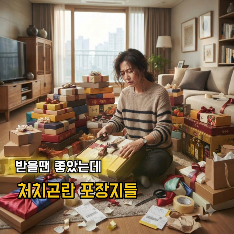 추석 선물세트 포장 버리기 헷갈린다면 상자부터 보냉팩까지 분리배출 방법