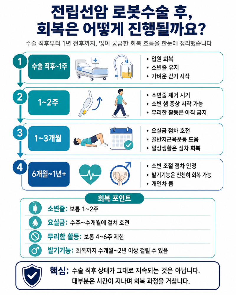 전립선암 로봇수술, 요실금·발기부전 얼마나 갈까?