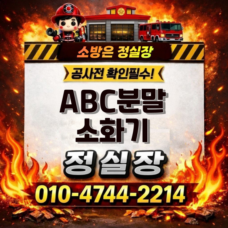 [마포구]매장 소화기 고민? ABC 분말소화기 vs 이산화탄소 소화기 완벽 비교