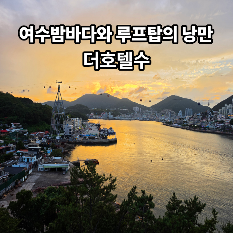 [여수 호텔] 여수밤바다 오션뷰와 수영장 조식까지 완벽한 여수 더호텔수