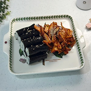 충무김밥 만드는 법 매콤한 오징어 어묵 무침 만들기 별미 한 끼 레시피
