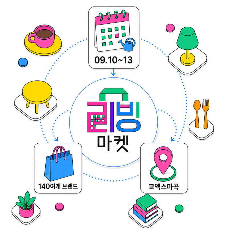 2026 마곡리빙마켓 코엑스마곡에서 가을맞이 인테리어 준비해요!