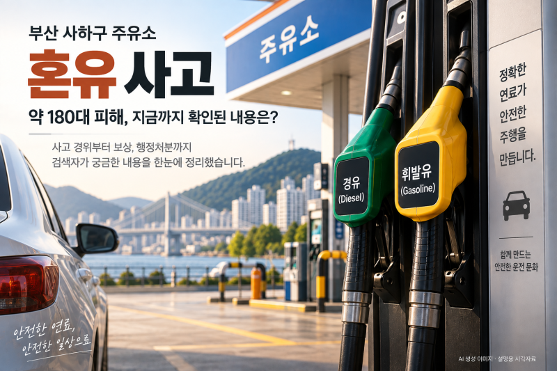 ‘장림 주유소 혼유’로 검색되는 부산 사하구 사고, 약 180대 피해와 보상은 어디까지 왔나