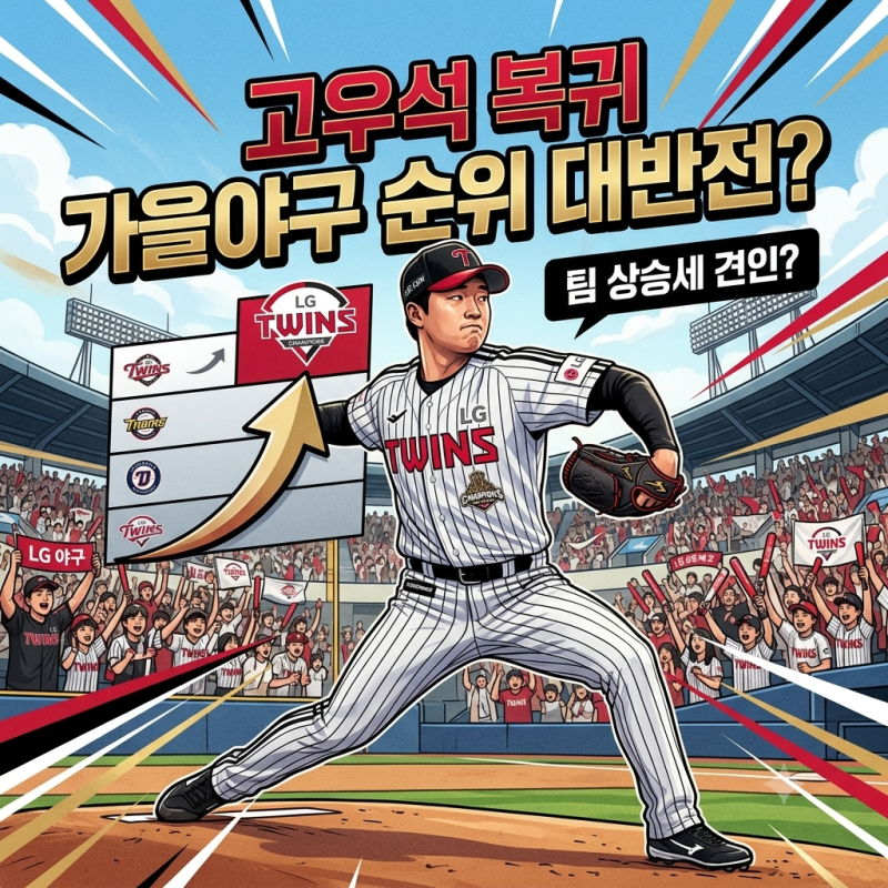 고우석 LG 복귀 계약과 보직, 가을야구 불씨 살릴 수 있을까