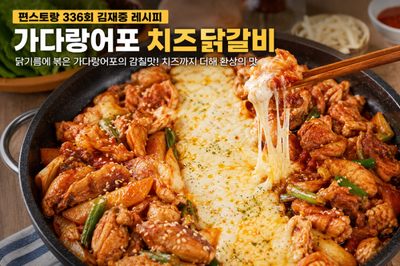 편스토랑 김재중 가다랑어포 치즈닭갈비 레시피｜닭갈비 양념장부터 치즈까지