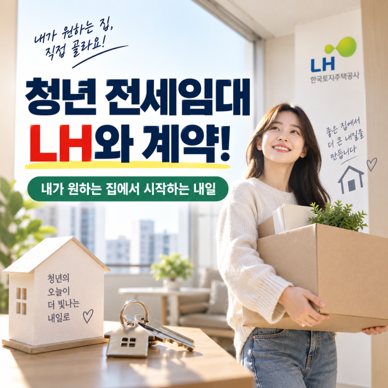 내가 원하는 집을 직접 골라 LH와 계약한다! 청년 전세임대주택 신청방법부터 지원한도·대상....