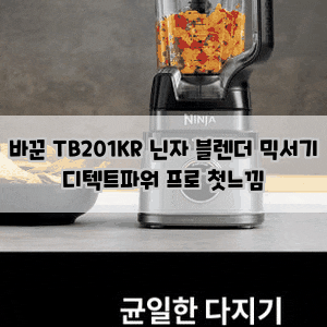 바꾼 TB201KR 닌자 블렌더 믹서기 디텍트파워 프로 첫느낌