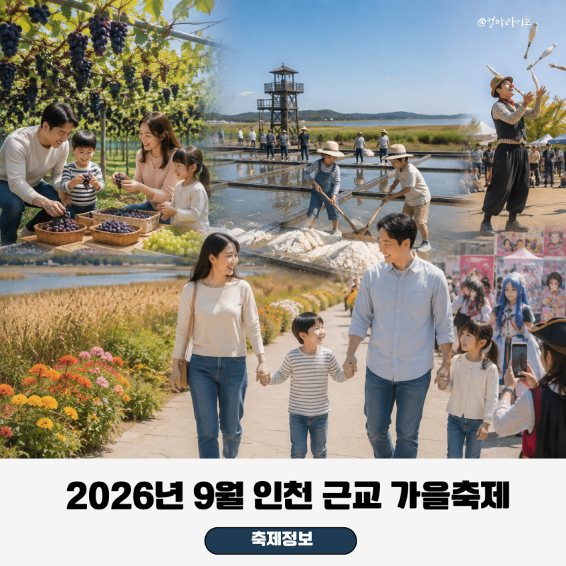 “9월 어디 가지?” 인천 근교 아기랑갈만한곳 추천! 가을축제 4곳