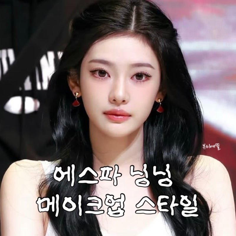 “진심 중녀콤 부르는 닝닝” 아이돌 가을 음영 메이크업 튜토리얼 (중안부 짧아 보이는 뷰....