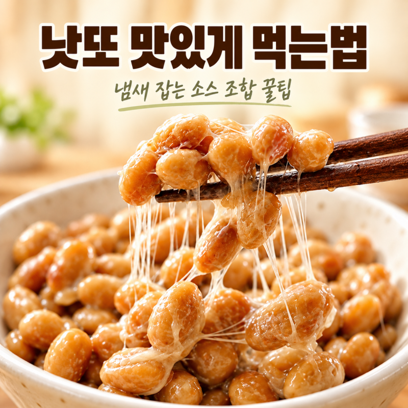 낫또 맛있게 먹는법 효능까지 냄새 잡는 소스 조합 꿀팁