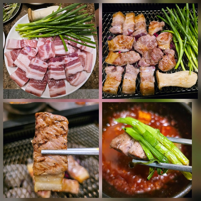 제주 공항근처 흑돼지 맛집 노형동 포크80 난축맛돈 후기