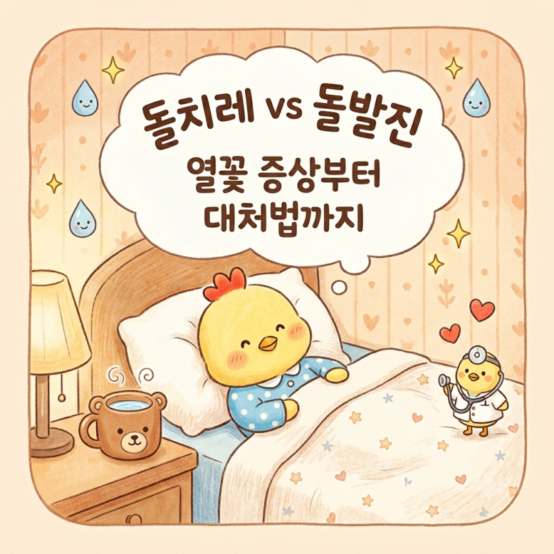 아기 돌치레 두돌치레 정말 있는 걸까? 돌발진 열꽃 증상과 대처법