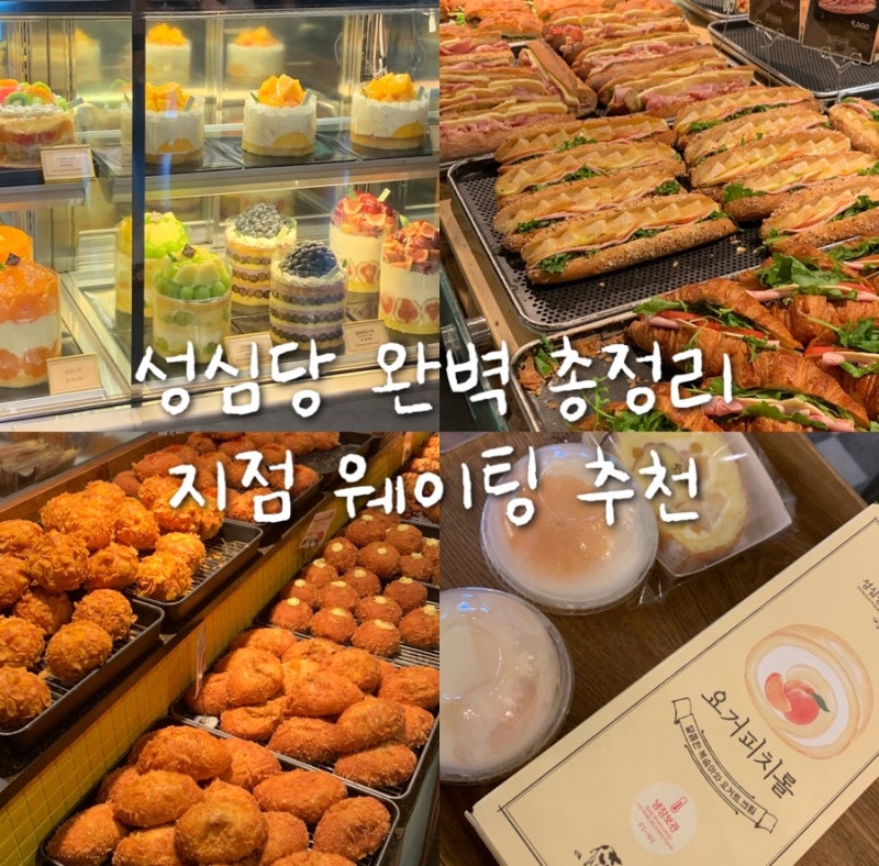 대전 성심당 빵 종류•웨이팅 팁•지점비교•추천동선 | 본점 케익부띠끄 롯데백화점 평일 ....