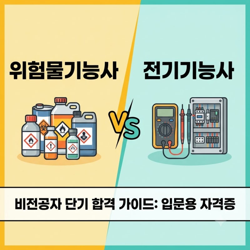 위험물기능사·전기기능사 시험일정과 차이점, 비전공자 입문용 단기 합격 공부법