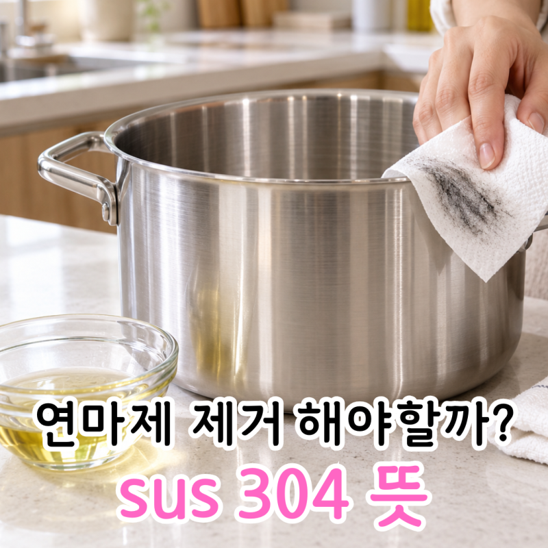 SUS 304 뜻, 연마제 제거 꼭 필요할까?