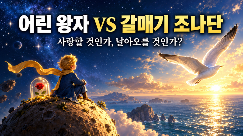 어린 왕자와 갈매기의 꿈 비교｜사랑과 자유, 두 명작이 알려주는 인생의 비밀