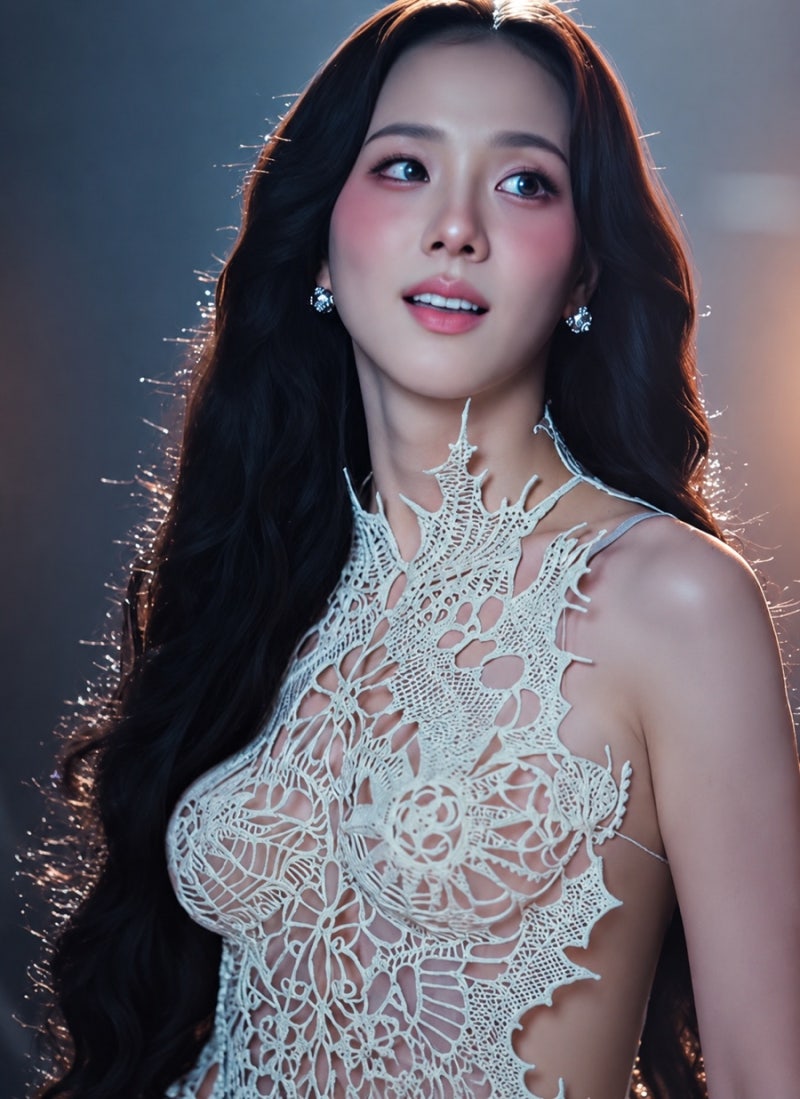 지수 CLICK, 이 드레스 뭐야? 첫 정규 시작부터 제대로 뒤집었다