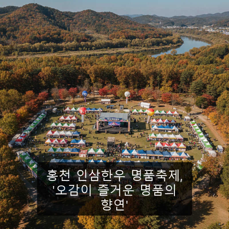 홍천 인삼한우 명품축제, '오감이 즐거운 명품의 향연'