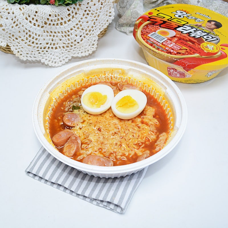 팔도 왕뚜껑 국물라볶이 조리법 레시피 꿀조합
