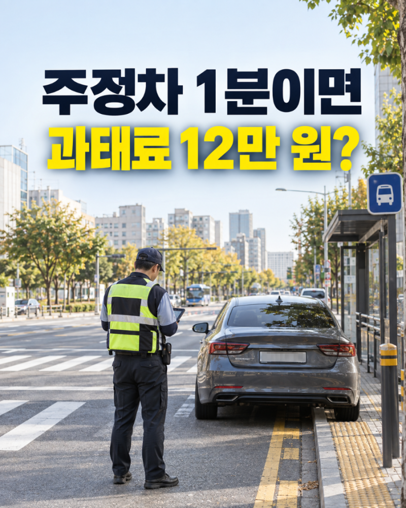 주정차 1분이면 과태료 12만 원? 6대 불법주정차 금지구역의 진실