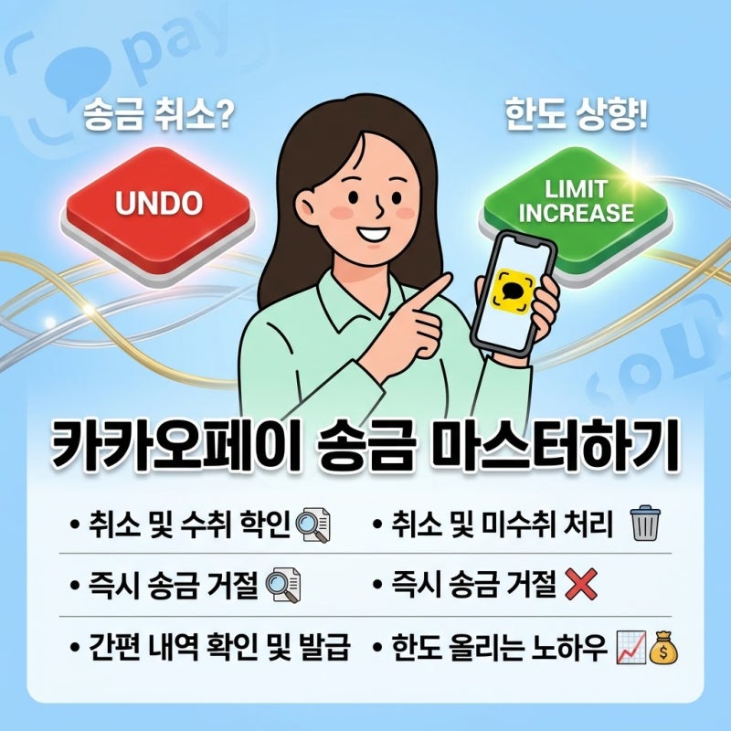 카카오페이 송금취소 방법 총정리 (상대방이 안받으면, 거절, 내역 확인, 한도 상향 팁)