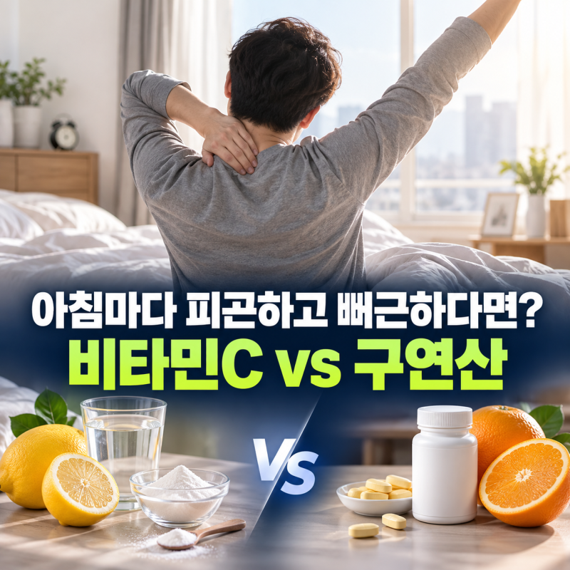 구연산 효능과 부작용: 피로회복 복용법, 비타민C와 차이점은?