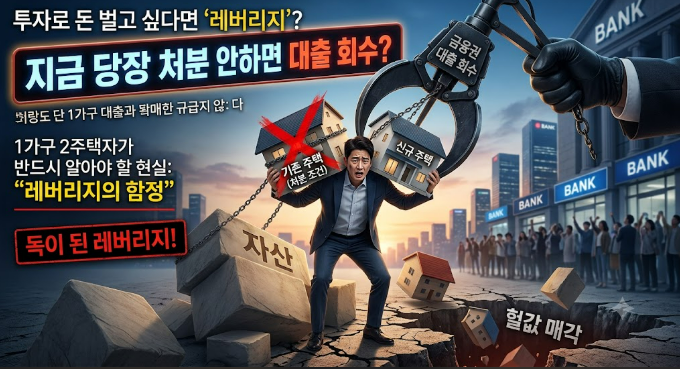 "지금 당장 처분 안 하면 대출 회수?" 1가구 2주택자가 반드시 알아야 할 현실