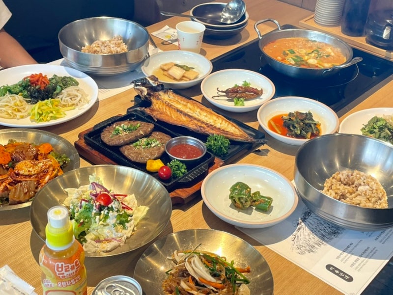 평택 죽백동 맛집 꽁당보리밥 푸짐한 한정식 한상차림 단체모임 추천