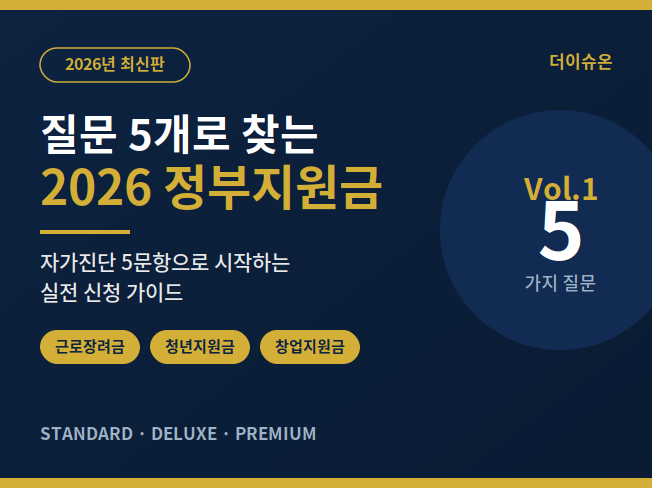 2026 정부지원금 종류 및 자격조건 총정리