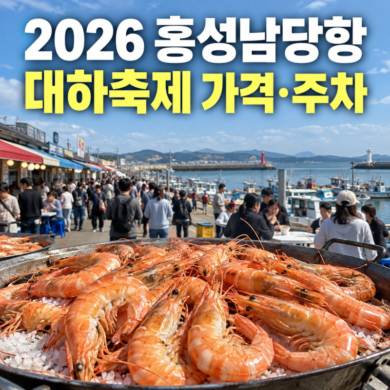 남당항 대하축제 포장 4만5천원, 주차 및 가족 동선 짜는 법