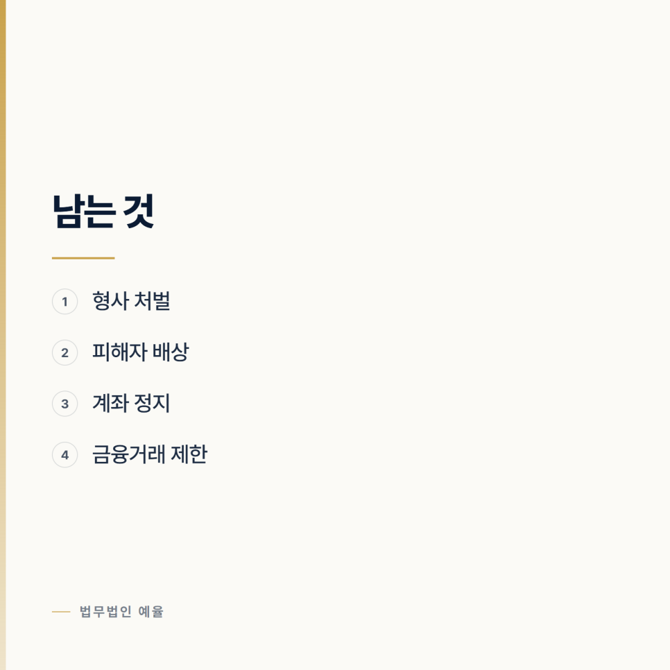 대포통장 명의자에게 남는 민사 책임 관련 사진