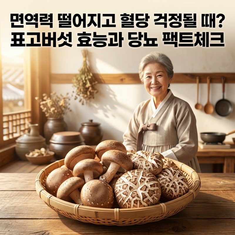 표고버섯 효능과 먹는 방법, 혈당 조절과 면역력 증진 근거와 주의할 점