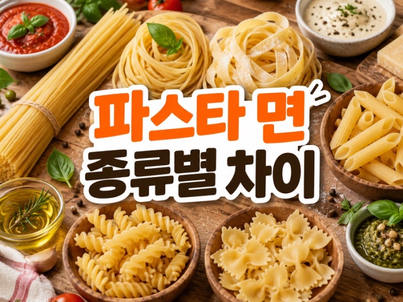 파스타면 종류별 차이와 소스 궁합, 어떤 면을 골라야 할까?