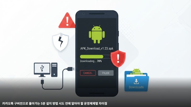 카카오톡 구버전으로 돌아가는 5분 설치 방법 시도 전에 알아야 할 운영체제별 차이점