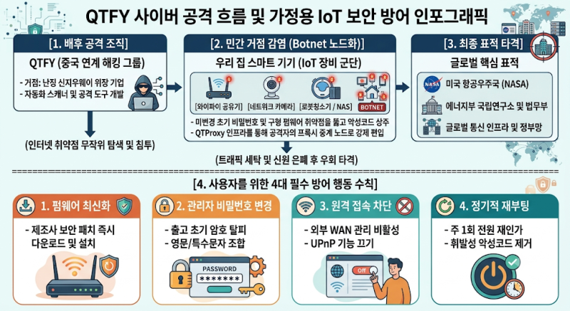 우리 집 공유기와 로봇청소기가 중국 해커의 비밀 통로가 될 수 있다? 일상 기기 보안 비상