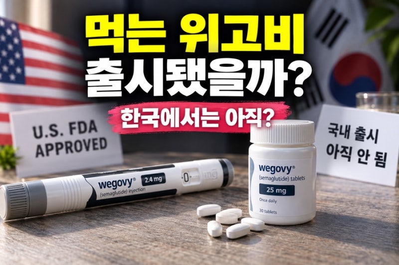 먹는 위고비 출시됐을까? 알고 보니 미국과 한국 상황이 달랐다